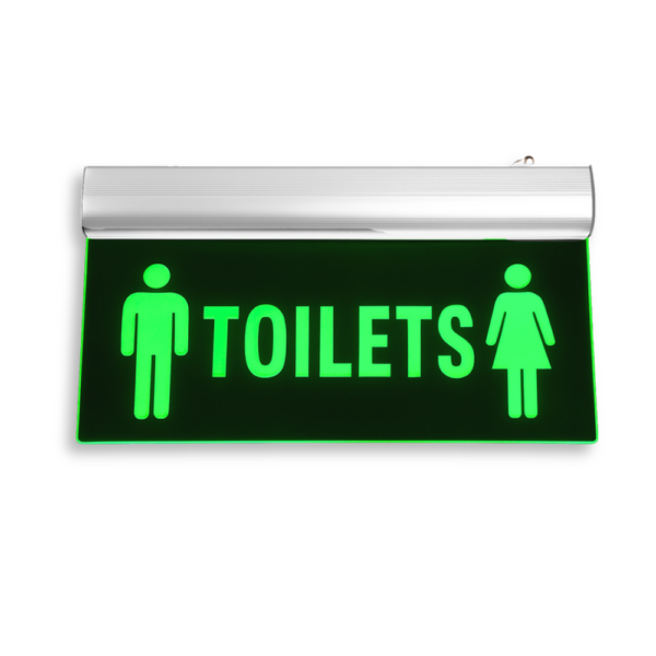 NEON LED Neon Sign Light 666012 - 12 Watts TOILETS